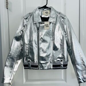 Silver Metallic Jacket